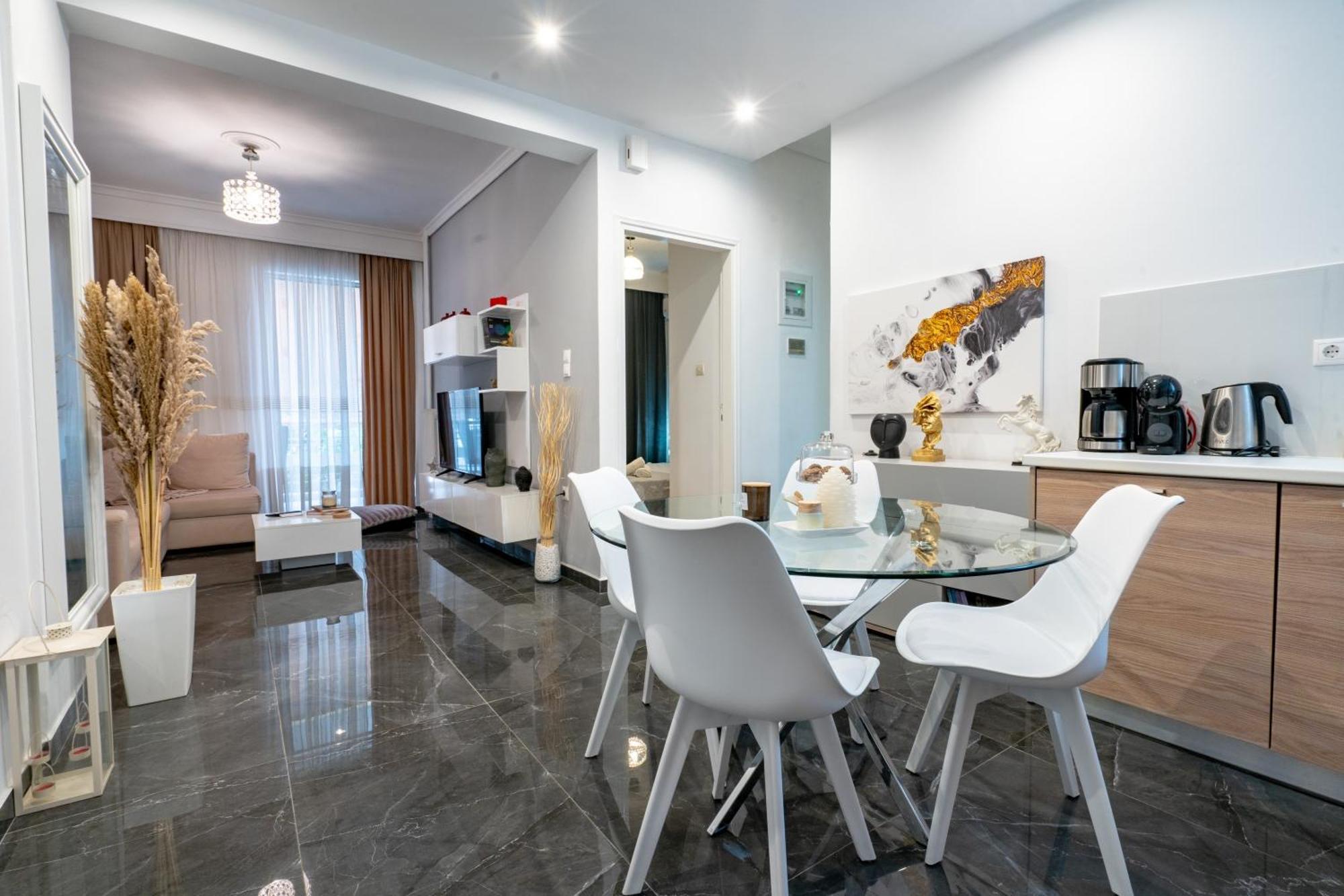 Neo Irakleio Train St. 1 Bedrm 4 Pers. Apartment 아테네 외부 사진