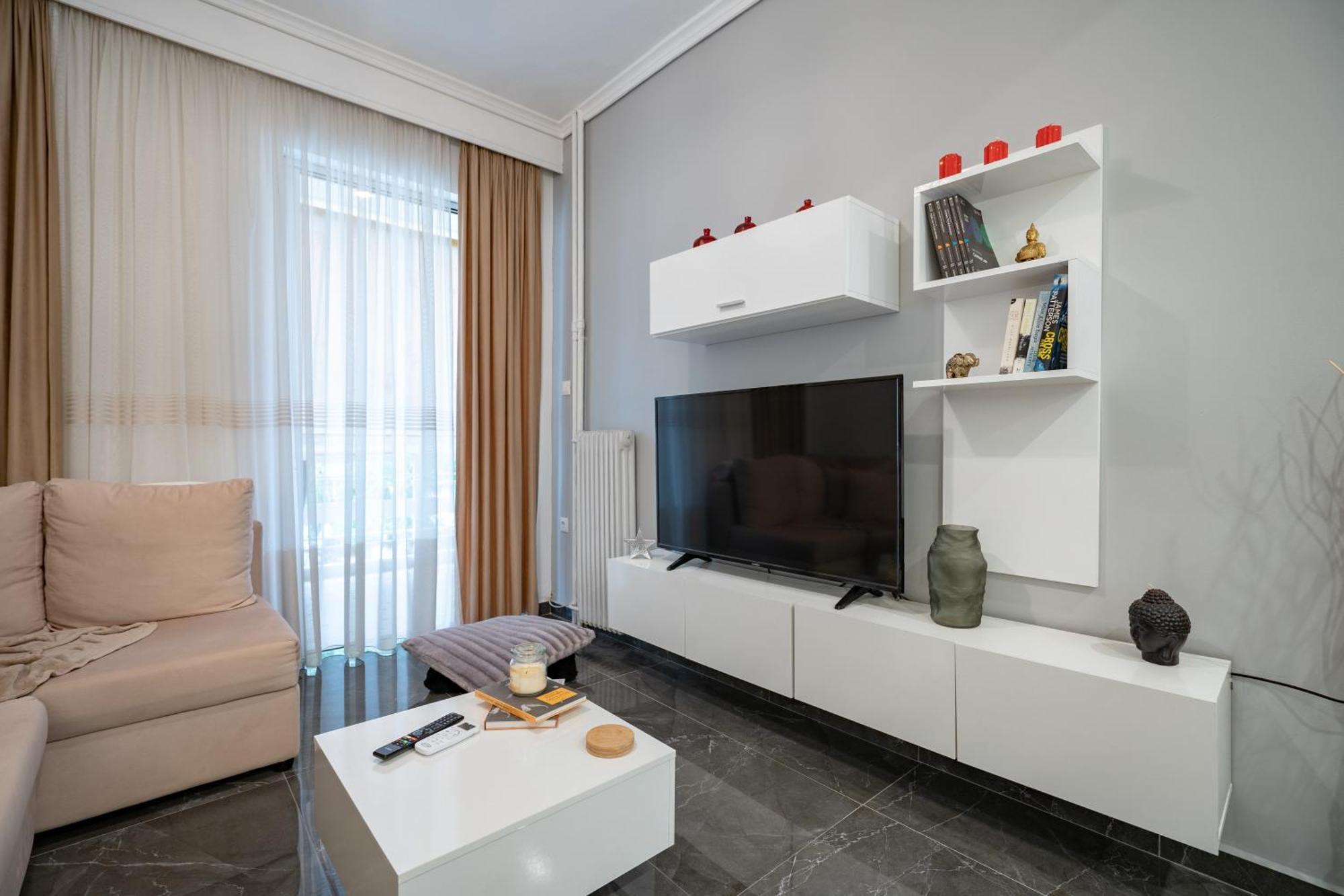 Neo Irakleio Train St. 1 Bedrm 4 Pers. Apartment 아테네 외부 사진