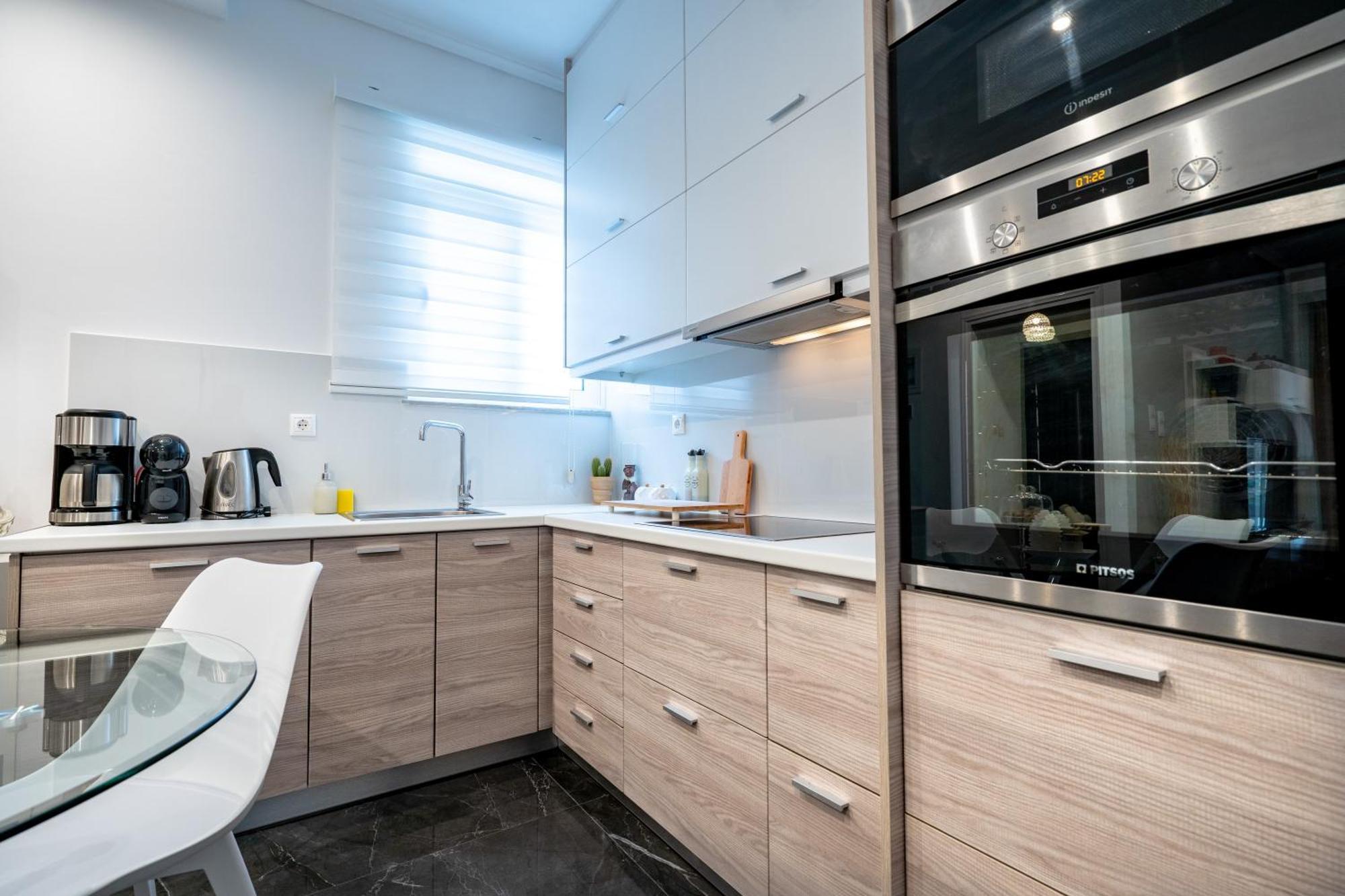 Neo Irakleio Train St. 1 Bedrm 4 Pers. Apartment 아테네 외부 사진