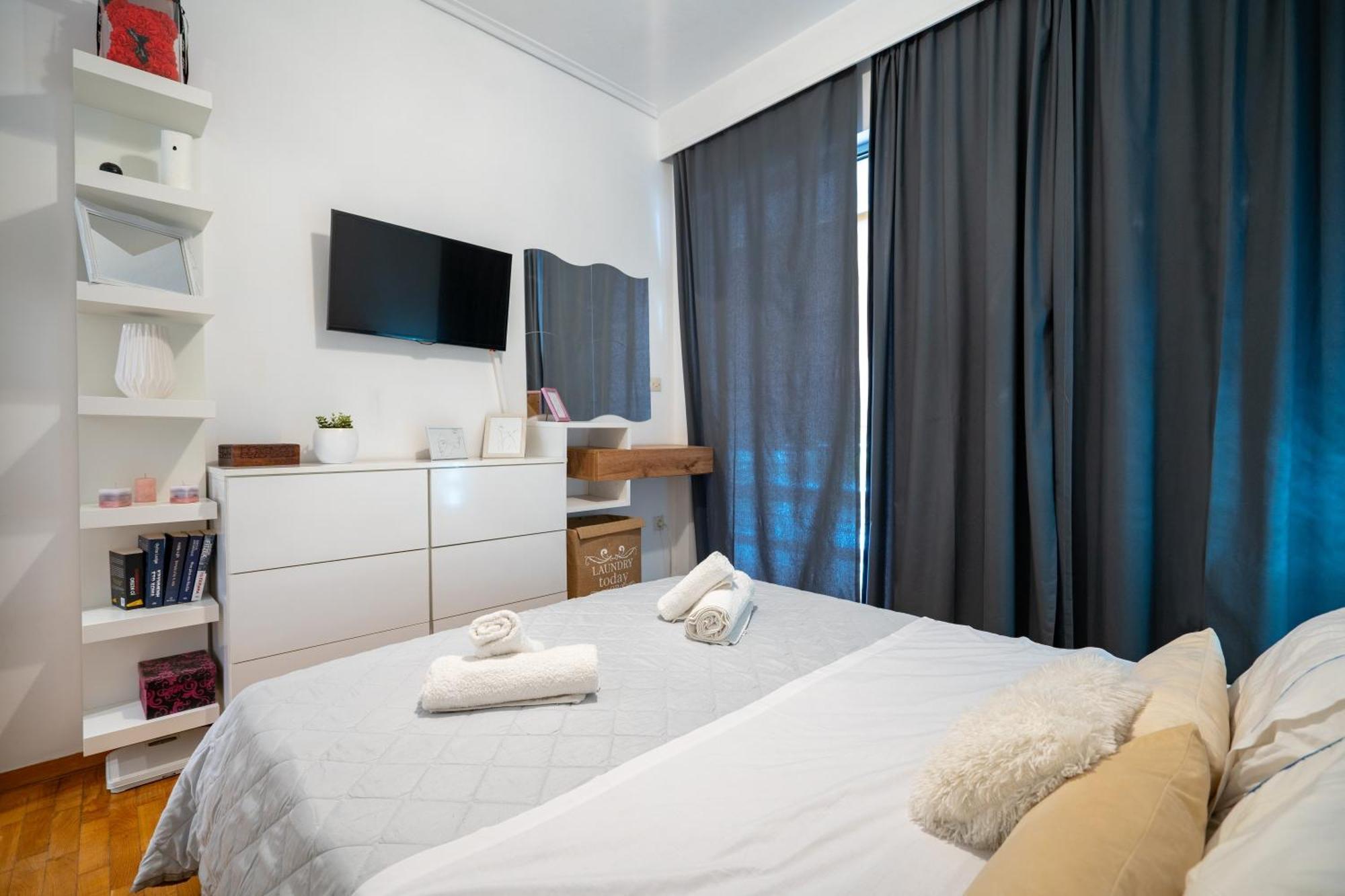 Neo Irakleio Train St. 1 Bedrm 4 Pers. Apartment 아테네 외부 사진